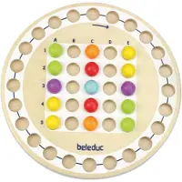 Beleduc - Marbelino jeu de puzzle Empiler des motifs