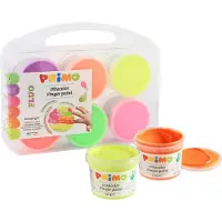 Primo Peinture au doigt Fluo-set 6x100g