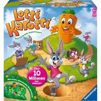 Ravensburger Jeux pour enfants Lotti Karotti 22343 Jeu de course pour 2