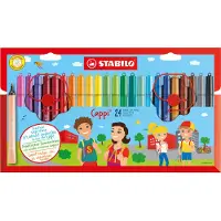 Stabilo Marqueurs Magiques - Cappi - 24 pces - Multicolore - - UneTaille - Marqueur