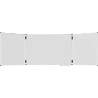 Legamaster Tableau pliant UNITE PLUS, magnétique, 5 surfaces d'écriture, L 1500/3000 x P 13,4 x H 1000 mm, acier céramique émaillé, blanc