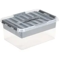 Sunware Boîte de rangement - Argent - Q-line