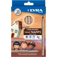 Lyra Colour Géants Skin Tones 4 couleurs 12pcs (12x)