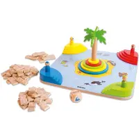 Beleduc Jeu en bois Tropicano - jeu de pirates stratégique pour enfants