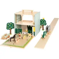 Pinolino Spielwelt „Reiterhof Lise” mit Zubehör