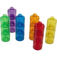 TickiT SET DE POTS DE COULEUR TRANSLUCENT