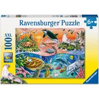 Ravensburger 100 pièces Kinder Puzzle XXL Océan coloré 10681