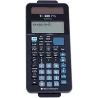 Texas Instruments Calculatrice scolaire TI-30X Pro MathPrint noir à pile(s), solaire