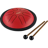 Meinl Nino Percussion Mini Tongue Drum en Acier Rouge