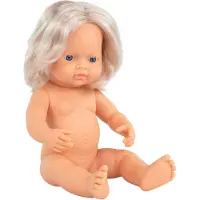 Miniland , poupée pour bébé, modèle européen, fille, 38 cm