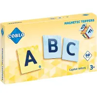 Coblo Carreaux magnétiques Toppers Lettres majuscules 60 pièces