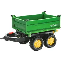 Rolly Toys Remorque à benne basculante RollyMega Trailer Verte