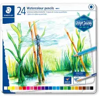 Staedtler Lot de 24-crayons aquarellables