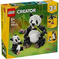 LEGO Animaux sauvages: la famille de pandas