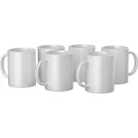 Cricut Mug 440 Millilitres Lot de 6 (Blanc)