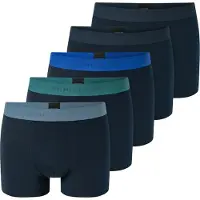 Schiesser Boxers bleu / bleu marine / vert