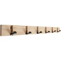 Home It Home>it flex knageraekke med 6 knage 60 × 5,5 × 2 cm egetrae natur