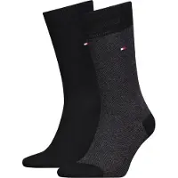 Tommy Hilfiger Chaussettes Lot de 2 paires Birdseye Noir