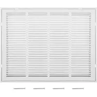 Vevor Grille de Retour d'Air pour Ouverture de Conduit 60,5x45,5 cm