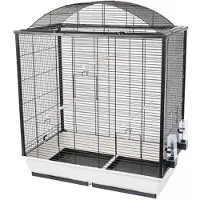 Interzoo Nicola Cage à oiseaux 78 cm gris chaud