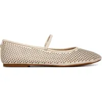 Ralph Lauren Ballerines à lanières 'JAYNA' blanc