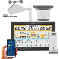 TFA-Dostmann Station météo sans fil TFA WLAN TFA.me ID-05, noir