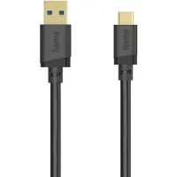Hama Câble USB, f. mâle USB-A - f. mâle USB-C, USB 3.2 Gen1, 5Gbit/s, 0,75m