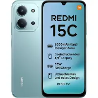 Xiaomi Redmi 15C - vert menthe - Téléphone portable - 128 Go