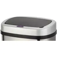 Kitchen Move Couvercle de poubelle automatique - - BAT-58LS06A SILVERY COVER - majestic silvery