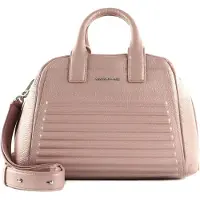 Mandarina Duck Femmes, Sac à main, I-con Schoudertas für Damen, Rozenhout, aus getexturiertem Leder, Rose