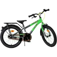 Volare Vélo enfant Thombike - Garçons - 18 pouces - Vert-Gris