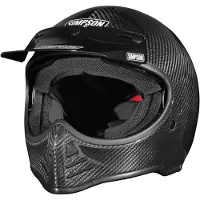 Simpson M52 Solid Carbon, casque de motocross ,Carbone/Noir ,L