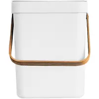Kitchen Move Poubelle de table seau à compost blanc 5l - - BAT-G3140W - boden