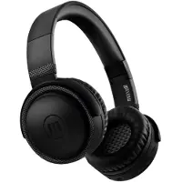 HomeShopXL Casque / écouteurs sans fil Bluetooth Maxell HP-BTB52 - Haut-parleurs 40 mm - Fonction de charge rapide USB-C - Prise jack 3,5 mm - Microphone - Arceau réglable [52046BK]