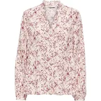 ONLY Chemisier 'ONLRAYA' rose / blanc
