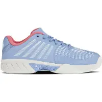 K-swiss Chaussures de Tennis Femme Express Light 3 Carpet Open Air Bright White Strawberry Ice-Taille 43