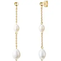 Valero Pearls Boucles d'oreilles or / blanc