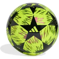 Adidas Balle 'UEFA Champions League Final Club' jaune fluo / rose foncé / noir