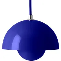 &tradition Suspension &Tradition, Flowerpot VP10, dimmable, Bleu, Salon / séjour, Métal, Design