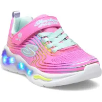 SKECHERS Baskets Fille Rayons Ondulés Rose