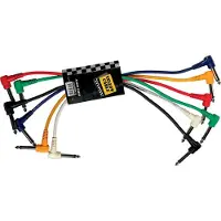 Yellow cable Cordon Jack Coudé Mono M Jack Coudé Mono M 30 CM - Lot de 6