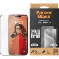 PanzerGlass Ultra-Wide Fit Apple iPhone 15 Pro Protège-écran Verre Noir