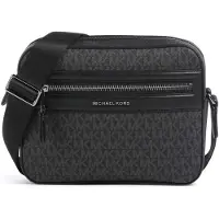 Michael Kors Sac à bandoulière 'TOUR' gris foncé / noir