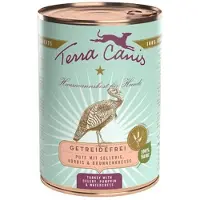 Terra canis - Sans céréales - Boîte - Dinde avec céleri - 6 x 400 g