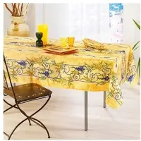 Promo Linge Nappes - - Polyester - 150x240cm - jaune