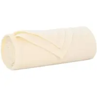 vidaXL Jeté Crème 210 x 140 cm Toison