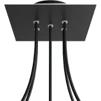 Creative Cables Krovnq205f103 Rose-one Carré Noir Mat Kit De Roses