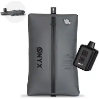 Onyx Aircube Vacuum Packing Cube - 1 pièce - Comprend une pompe de compression sans fil - Pour les valises et les sacs - Organisateur de valises - Compression des bagages et des sacs à dos - Gris