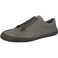 Camper pour homme. K101114-006 Peu Path+ Leather Sneakers grey (45), Cuir, Plat, Lacets, Casuel, Gris