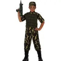 Atosa Costume De Camouflage Militaire Pour Enfants